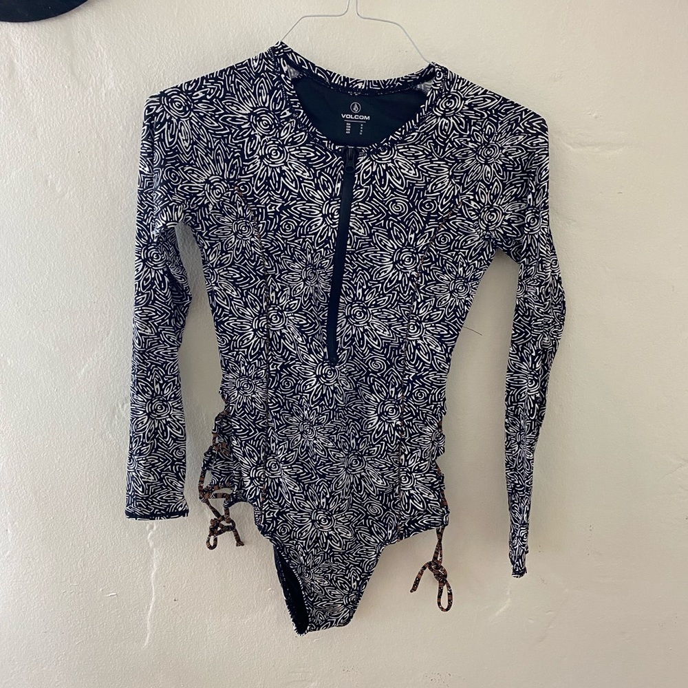 Volcom Long Sleeve One Piece Swimsuit